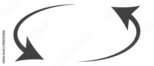  circular arrow icon, refresh, reload, rotation arrow icon symbol sign. Recycling sign on transparent background. refresh reload sync icon sign vector design. 