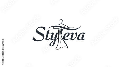 Styleva Logo Design with Hanger Element.