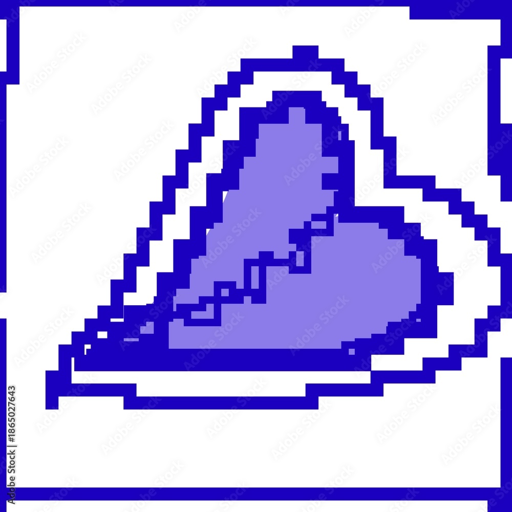 Fototapeta premium pixel cursor vector illustration