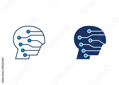 Human Robot Icon Set Multiple Style Collection