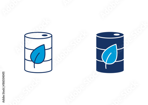 Bio Fuel Icon Set Multiple Style Collection