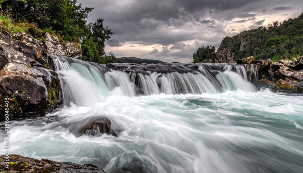 Obraz premium waterfall in the forest