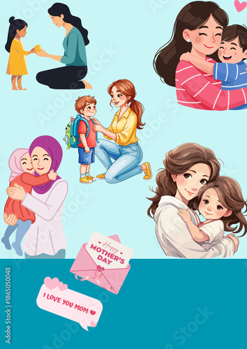 Celebrating mother's day with loving family moments