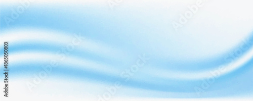 Abstract light blue background with smooth curves. Soft blue wavy background.