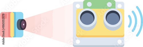 Smart camera with wireless communication and AI detection technology for security surveillance