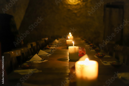 Photos A traditional family candlelit dinner in the Siwa Oasis