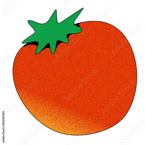 vector illustration of an orange fruit