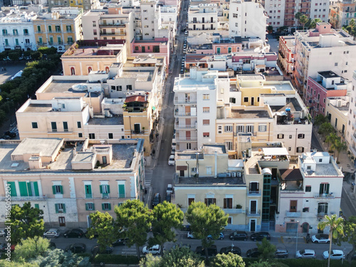 centro cittadino di Monopoli, in provincia di Bari, visto dall'alto