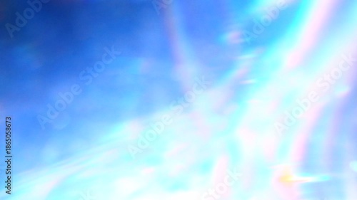 Holographic light reflection art blue turquoise video