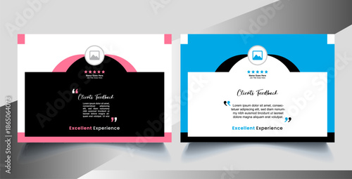 Review design modern sample concept