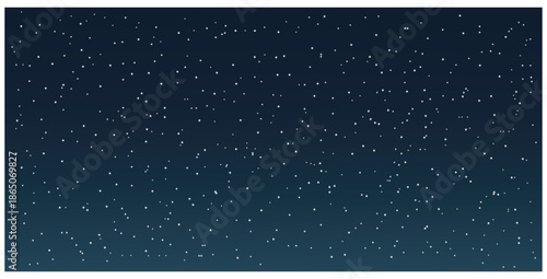 Night sky with stars. Night sky - Universe filled with stars, nebula.  Light night sky vector. Blue night starry sky, space, background for screensaver.  