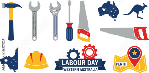 Labour Day Western Australia Tools Map and Work Safety