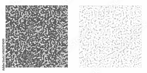 Contrasting textured patterns a dark and light grayscale comparison example