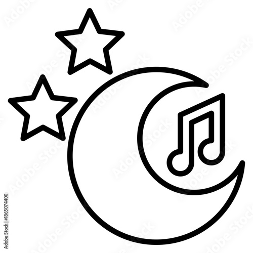 Sweet Lullaby Icon For Design Elements