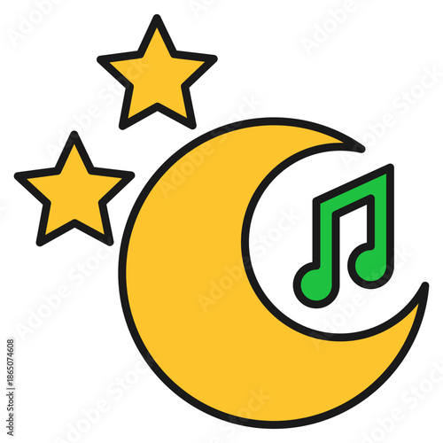 Sweet Lullaby Icon For Design Elements