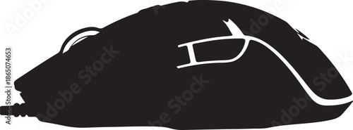 computer mouse with glasses