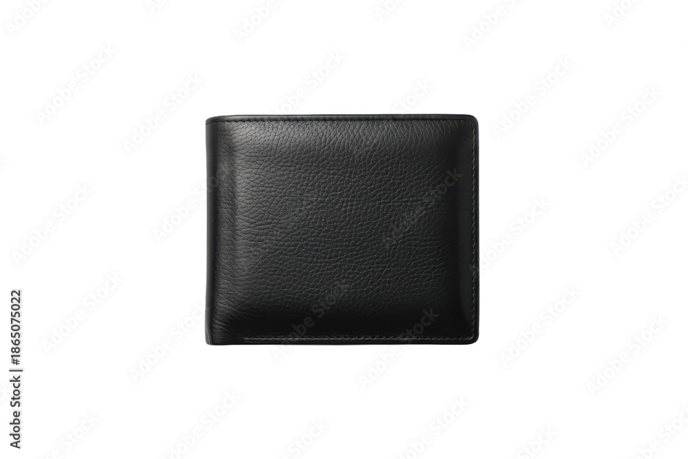 Fototapeta premium Sophisticated Leather Wallet Displayed on a Dark Surface, Ideal for Finance Concepts