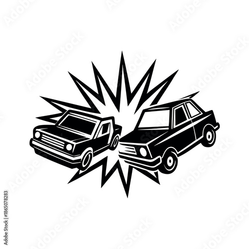 Twocollisionaccidentbetweensuvvehicleswithexplosioneffect