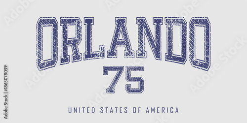 Retro typography university united states state vintage slogan print, 
highlighted grunge texture for graphic t-shirt or sweatshirt hoodie - Vector