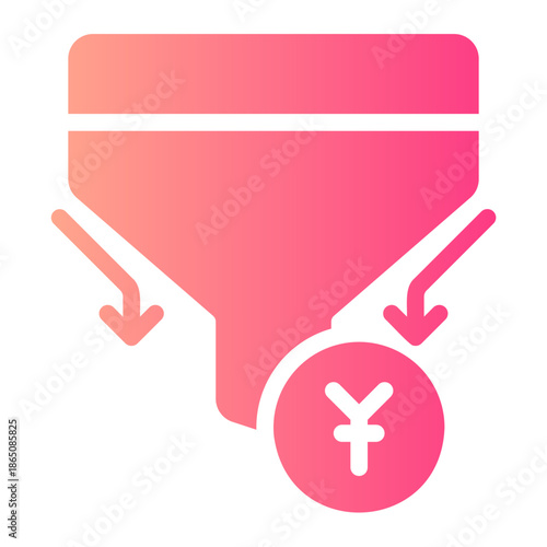 yen gradient icon