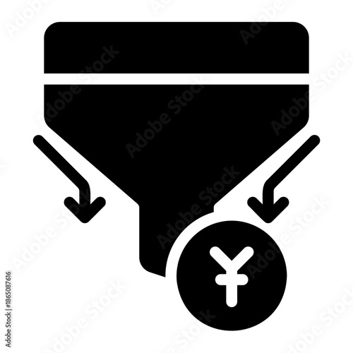 yen glyph icon