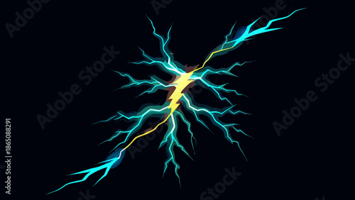Vibrant electric discharge