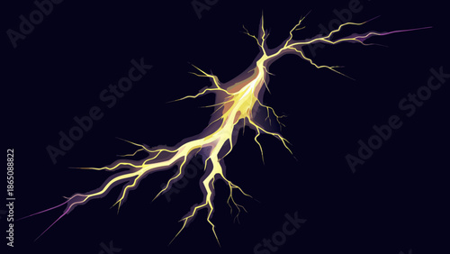 Electrifying lightning strike