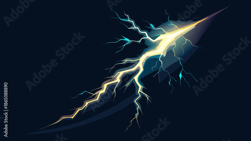 Electric lightning strike