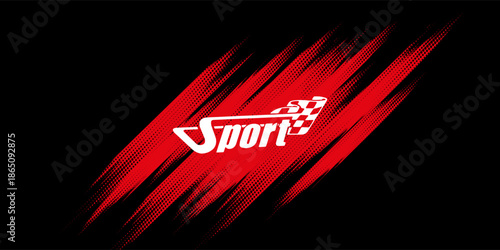 Race flag. Checkered flag or start and finish flag. Crossed flag for Racing Motorsport. Vector illustration