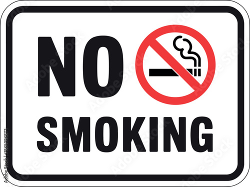 No smoking sign prohibition smoking ban page 