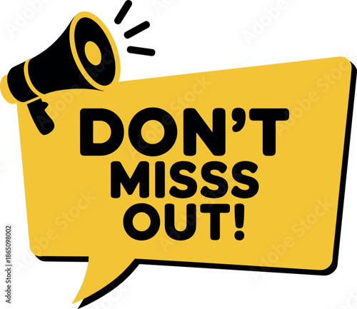 Attention grabbing advertising promotion announcement alert notification message loudspeaker