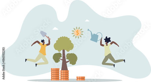 Socially responsible investing for green eco funding .Generative AI.life and employment of people.