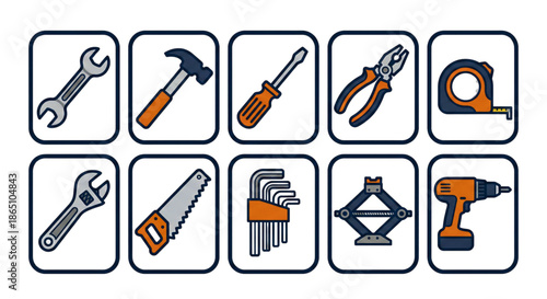 Collection of essential tools for DIY projects and home repair