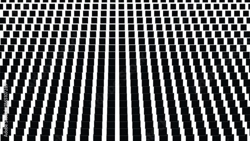  abstract black and white geometric seamless pattern featuring repeating shapes