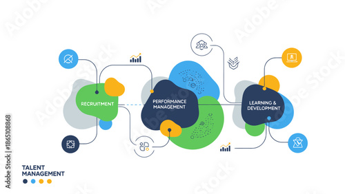 Talent Management Workflow Recruitment Performance Learning Development Process Flow