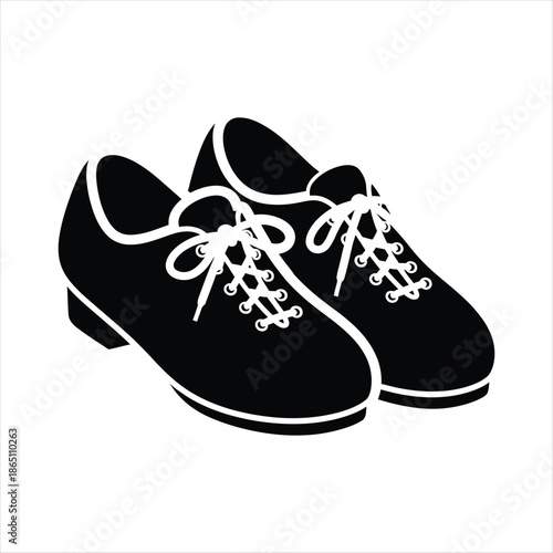 Classic Black Lace Up Shoes