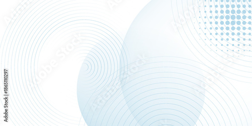 Abstract minimalist background with concentric circular lines