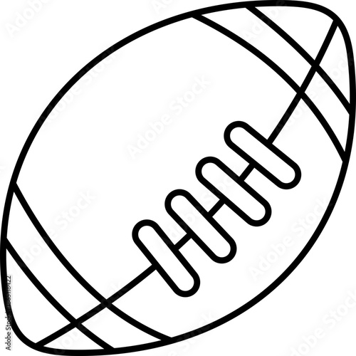 American Football Coloring Page