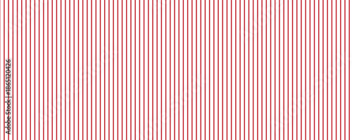 Vertical red and white stripes background. Seamless and repeating pattern.