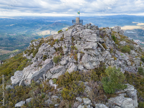 mountain landscape with blue sky