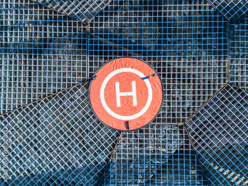 Place intended for helicopter landing