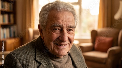 An elderly gentleman, radia...