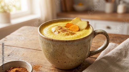 A warm and inviting cup of ...