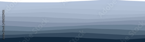 Abstract illustration of layered ocean waves in cool blue tones, perfect for modern designs.