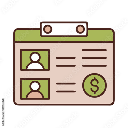 Employee payroll document