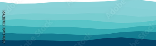 Stylized ocean wave artwork in gradient blue tones, perfect for backgrounds or design projects.