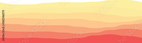 Vibrant layered wave design in warm tones, perfect for modern artistic backgrounds and design projects.