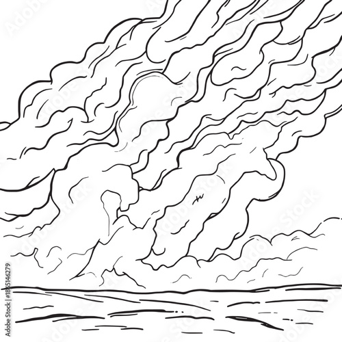 map of the world in the sea