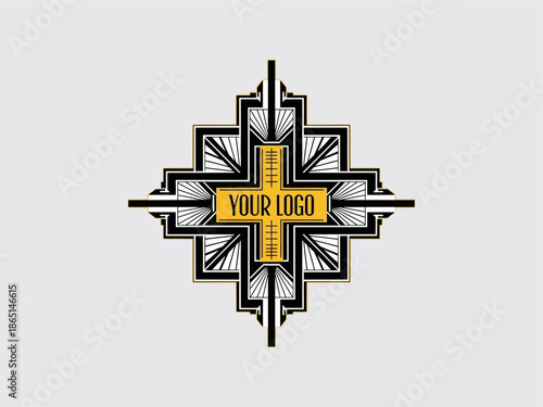 Geometric Logo Page Template Page.