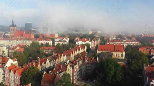 The classic European city. Aerial photography in Europe